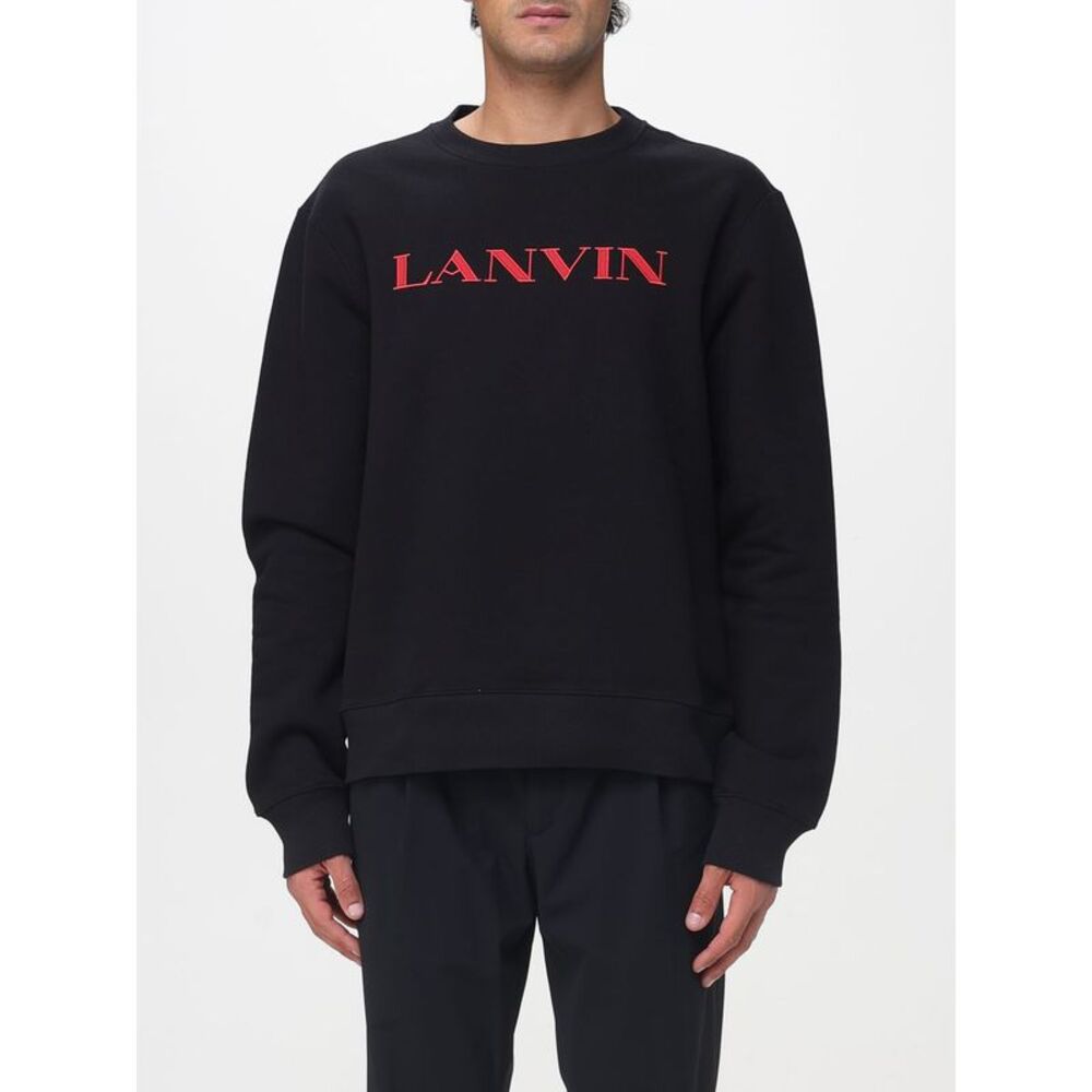 Lanvin Men Lanvin Cotton Crew-Neck Sweatshirt With Logo